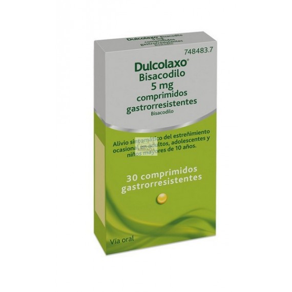 DULCOLAXO BISACODILO 5 mg...