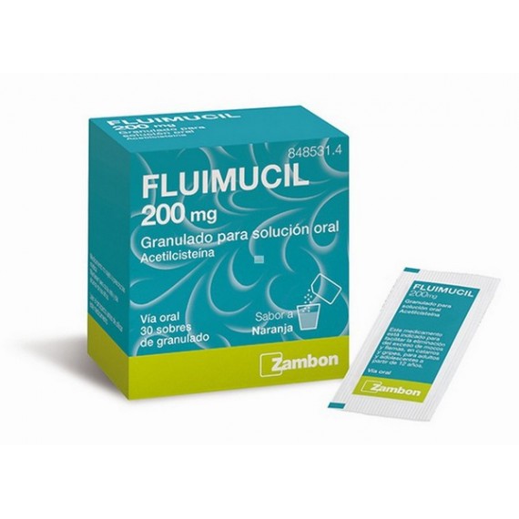 FLUIMUCIL 200 mg 30 SOBRES...