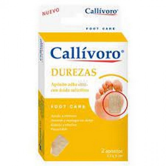 CALLIVORO DUREZAS 2 APOSITOS CON SALICILICO 7.2 X 5 CM