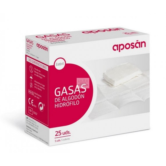 GASAS ESTERILES APOSAN  25...