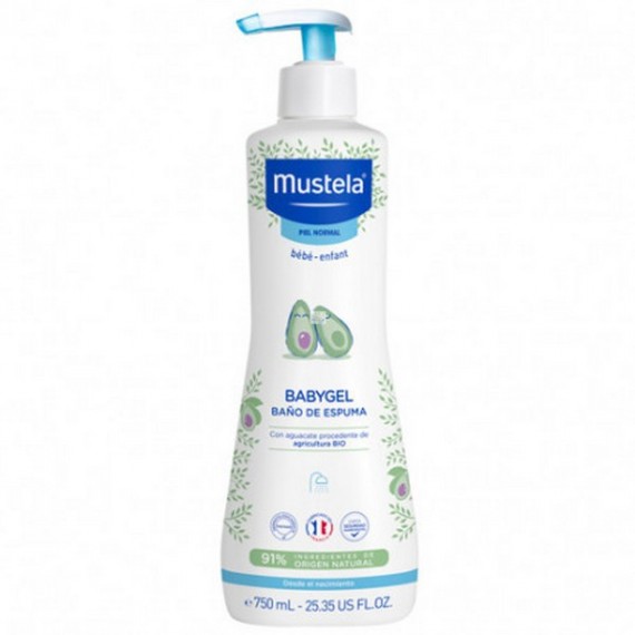 MUSTELA BABYGEL BAÑO DE ESPUMA 750 ML