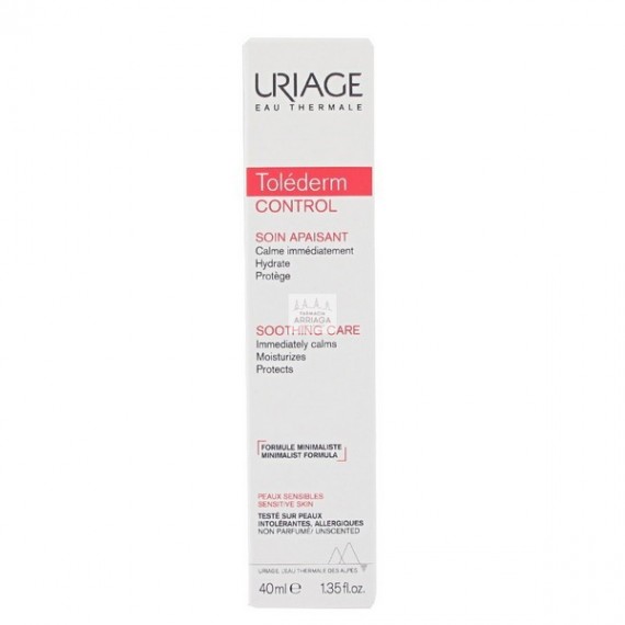 URIAGE TOLEDERM CONTROL CREMA LIGERA CALMANTE 1 ENVASE 40 ML