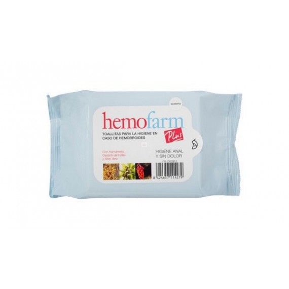 HEMOFARM PLUS TOALLITAS SOBRE 40 TOALLITAS