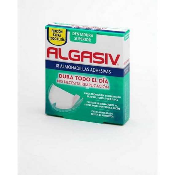 ALGASIV ALMOHADILLAS ADHESIVAS PROTESIS 18 U SUP