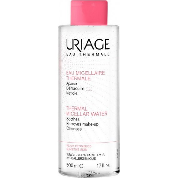 URIAGE AGUA MICELAR TERMAL PIEL SENSIBLE SUJETA A ROJEZ 500 ML
