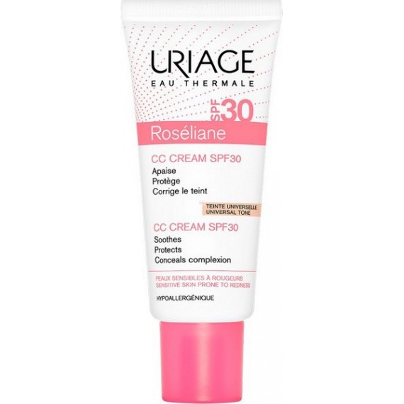 URIAGE ROSELIANE ANTIROJECES CC CREAM MEDIUM SPF 30 40 ML