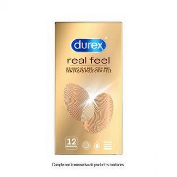 DUREX SIN LATEX REAL FEEL12 PRESERVATIVOS