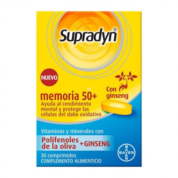 SUPRADYN MEMORIA 50+ 30 COMPRIMIDOS