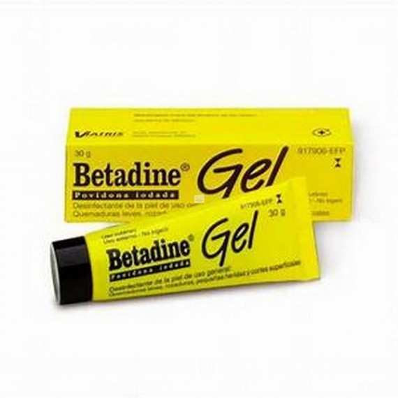 BETADINE 100 mg/g GEL...