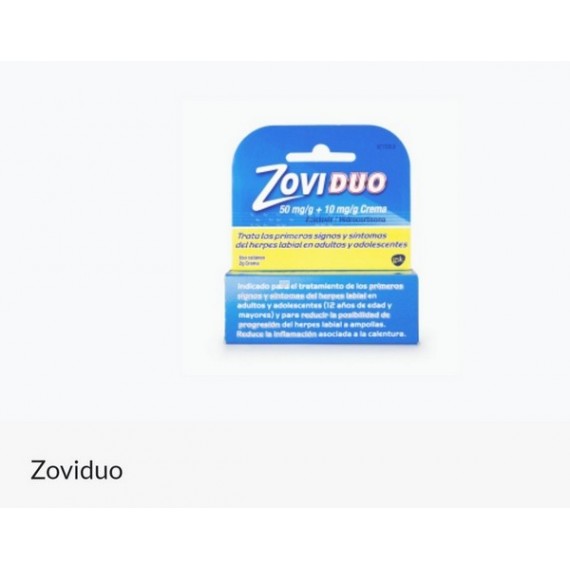 ZOVIDUO 50 mg/g + 10 mg/g...