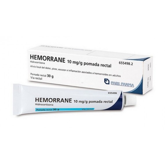 HEMORRANE 10 mg/g POMADA RECTAL 1 TUBO 30 g