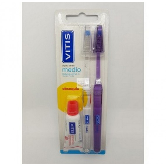 VITIS MEDIO CEPILLO DENTAL 2 UNIDADES