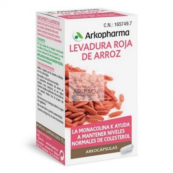 LEVADURA ROJA DE ARROZ...