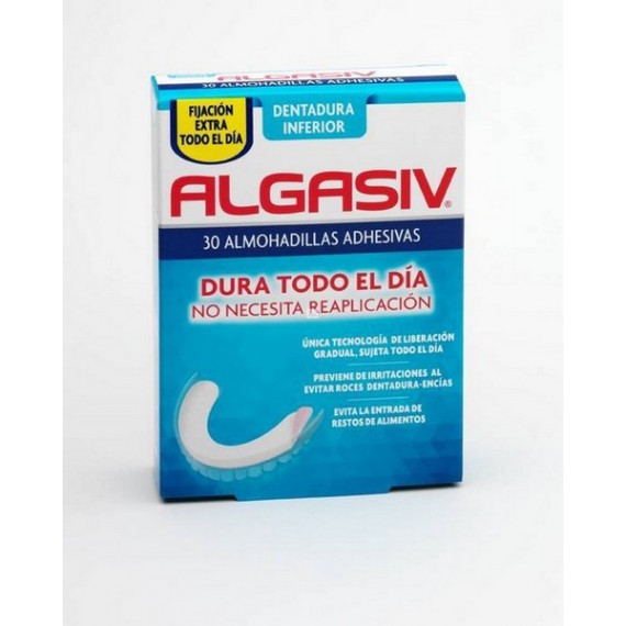 ALGASIV DENTADURA INFERIOR 30 UNIDADES